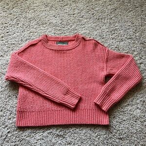 American Eagle Outfitters Coral Crew Neck Sweater